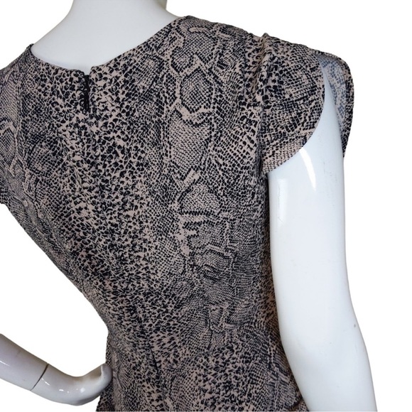 Guess Snakeskin Print Tulip Hem Dress - Picture 6 of 14